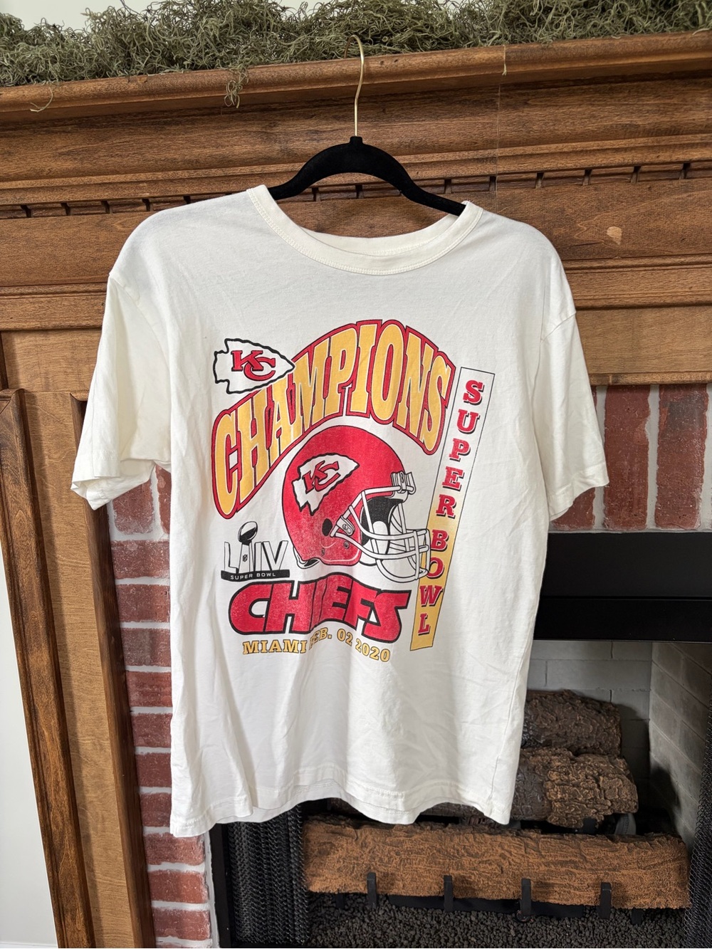 NFL Kansas City Chiefs White Graphic Champions Tee